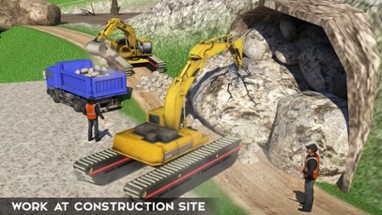 Amphibious Excavator Crane &amp; Dump Truck Simulator Image