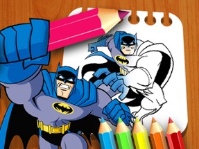 Batman Coloring Book Image