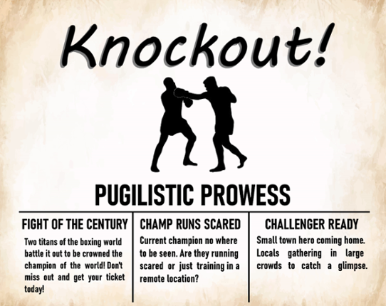 Knockout! Game Cover