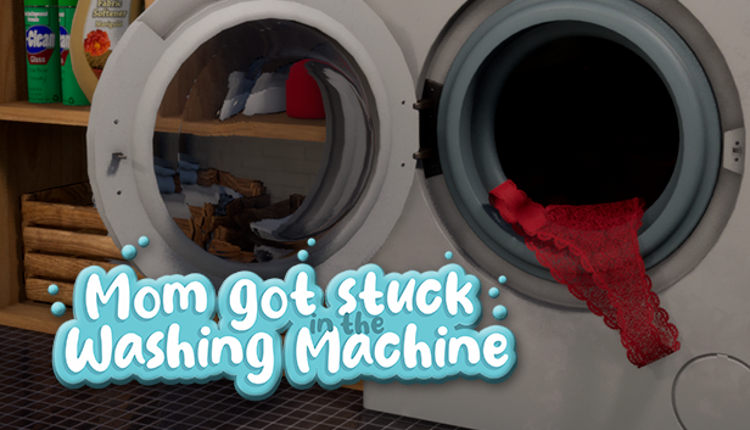 Mom got stuck in the washing machine Game Cover
