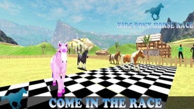 Pony Horse Kids Race Image