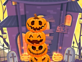 Pumpkin tower halloween Image