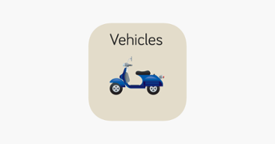 Vehicles Flashcard for babies and preschool Image