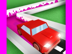 Car Driving Paint 3D Image