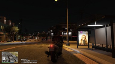 Bus Stop Ads (Fast Food) for GTA V (PC Only) Image