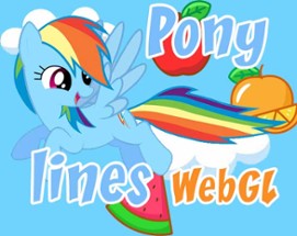 Pony Three-a-line WebGL Image