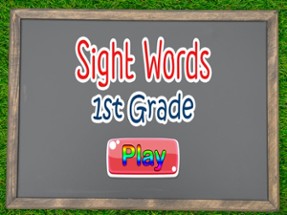 Sight Words 1st Grade Flashcard Image