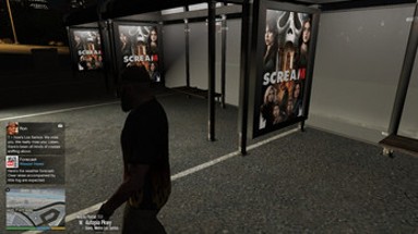 Bus Stop Ads (Fast Food) for GTA V (PC Only) Image