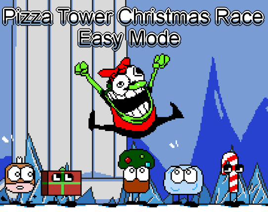 Pizza Tower Christmas Race Build Easy Mode [And Some Custom Sprites] Game Cover