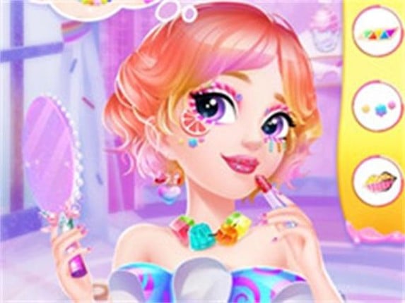 Princess Candy Makeup Game Game Cover