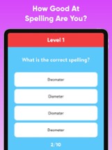 Spelling Test Quiz - Word Game Image