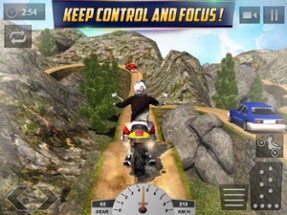 Crazy Offroad Hill Biker 3D Image