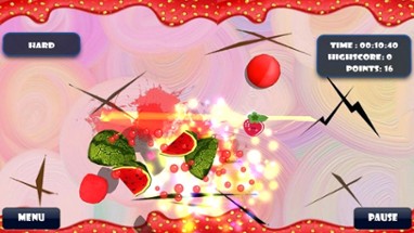 Cutting Fruits Bomb 2D Image