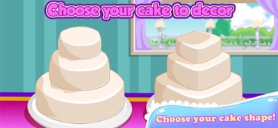 Rose Wedding Cake Cooking Game Image