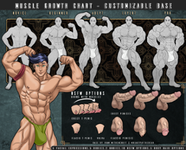 Humanoid Customizable Muscle Growth Base Image