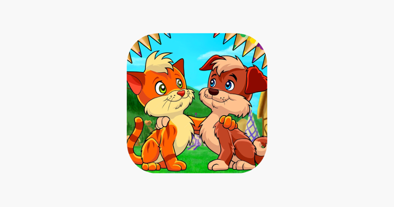 Puppy Kitten Coloring Book - Painting and Drawing Game Cover