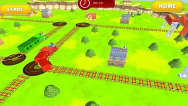 Tricky Train 3D Puzzle Game Image