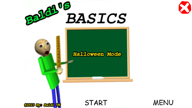 Baldi's Halloween Party ! Game Cover