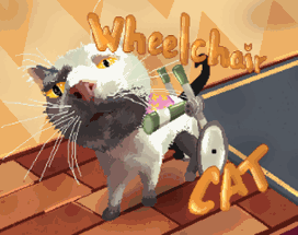 Wheelchair Cat Image