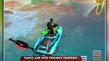 Speed Boat Driving Image