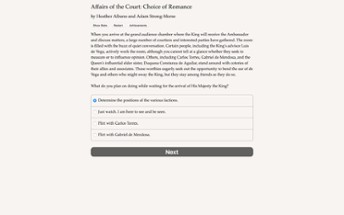 Affairs of the Court: Choice of Romance Image