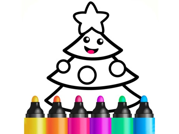 Drawing Christmas For Kids Game Cover