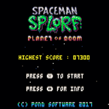 Spaceman Splorf : Planet of Doom - PICO-8 Image