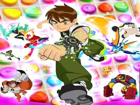 Ben 10 Gold match-3 Game Cover