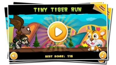 Tiny Tiger Run - Super World Animal Running Game Image