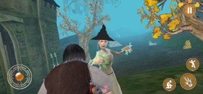 Town Fall Hunt-Witch in action Image