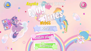 Pony Three-a-line WebGL Image