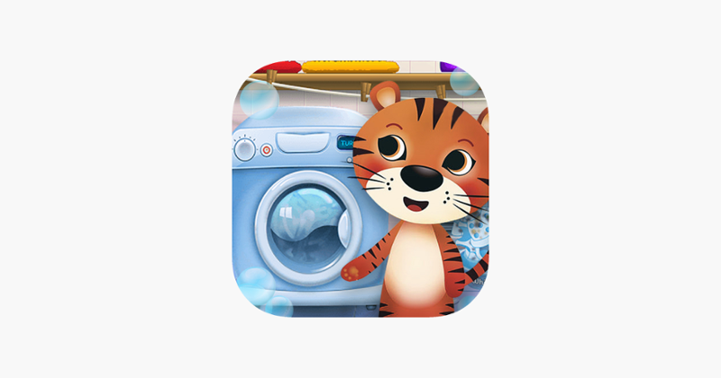 Messy Pets Daycare Washing Laundry Game Cover