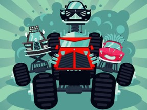 Crazy Monster Trucks Memory Image