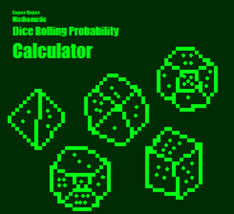 Dice rolling propability calculator Game Cover