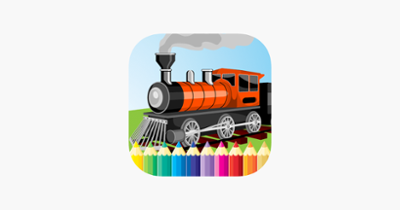Train Coloring Book For Kid - Vehicle drawing free game, Paint and color good games HD Image