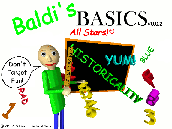 Baldi's Basics: All Stars! Game Cover