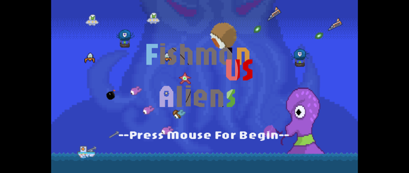 Fishman Vs Aliens Game Cover
