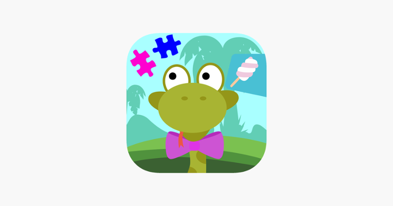 Fun Jungle Animals - Puzzles and Stickers for Kids Game Cover