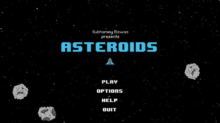 Asteroids Remake Game Cover