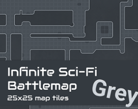 Infinite SciFi Battlemap - Grey Image