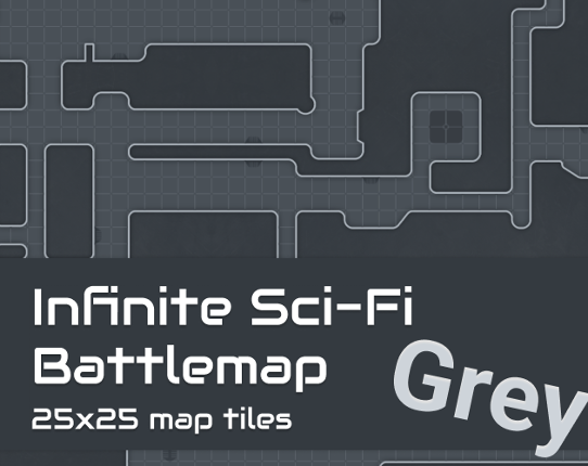 Infinite SciFi Battlemap - Grey Game Cover