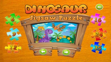Dinosaur Puzzle for Kids Cartoon Dino Jigsaw Games Image