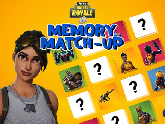 Fortnite Memory Match Up Game Cover