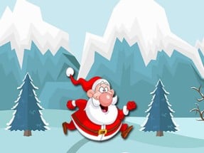 Santa Running Image