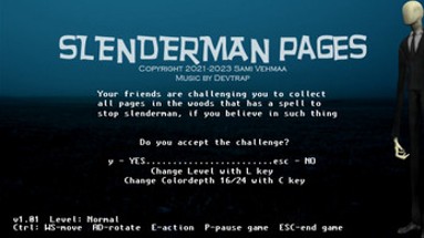 SLENDERMAN pages Image