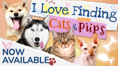 I Love Finding Cats & Pups Image