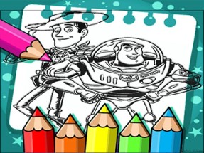 Toy Story Coloring Book Image