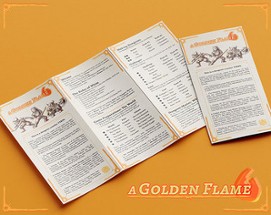 A Golden Flame Image