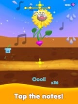 Dancing Sunflower:Rhythm Music Image