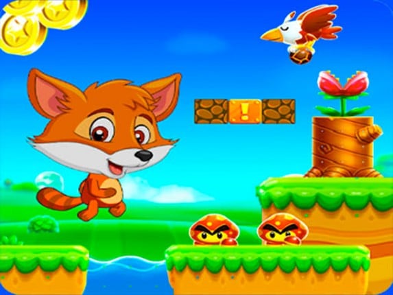 Super Fox World Jungle Adventure Run Game Cover